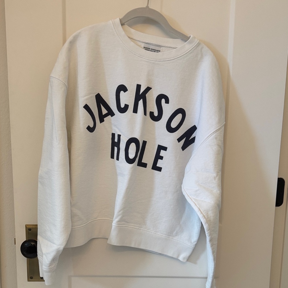 Classic White Jackson Hole Sweatshirt